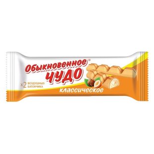 Вафли Обыкновенное чудо классическое 40гр /24 Славянка